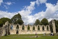 St. Mary's Abbey Ruins in York Royalty Free Stock Photo